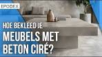beton cire op mdf