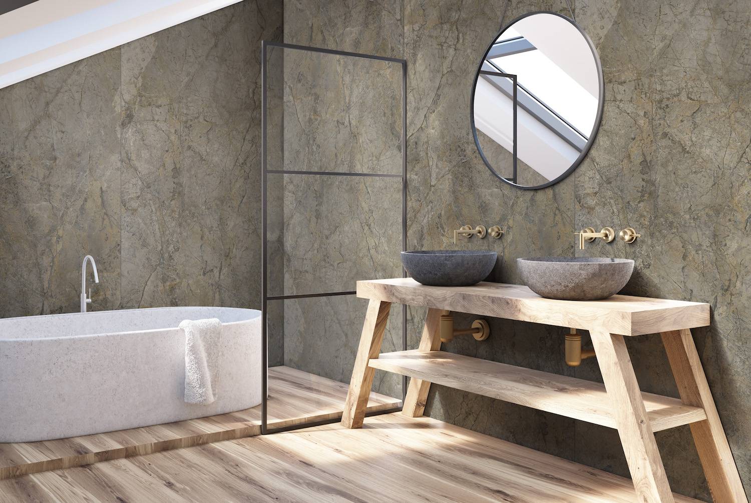 badkamer wandpanelen geschikt voor warm stromend water