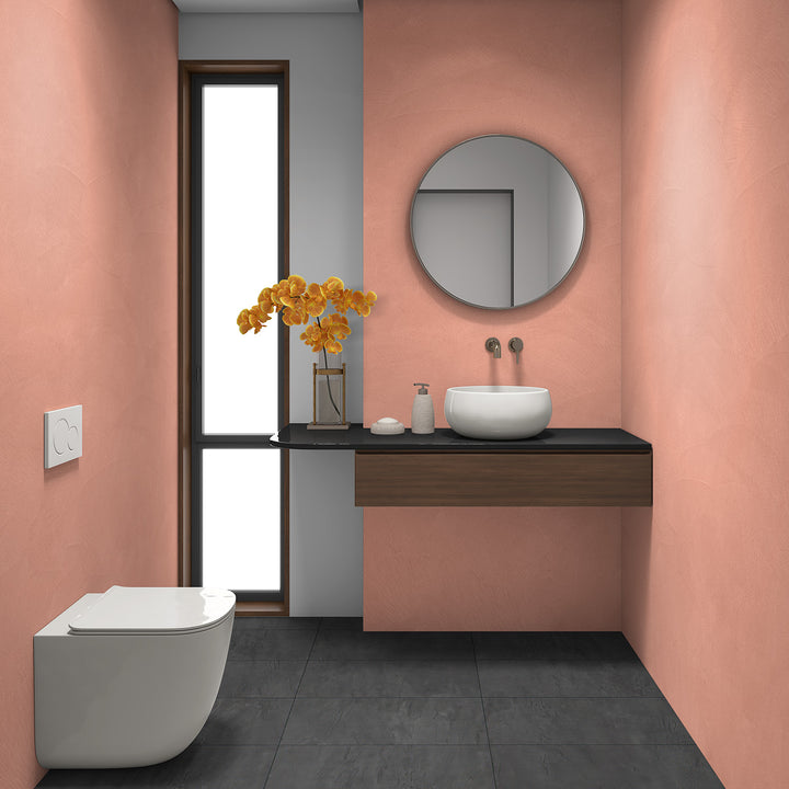 beton cire terracotta