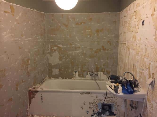 badkamer laten slopen